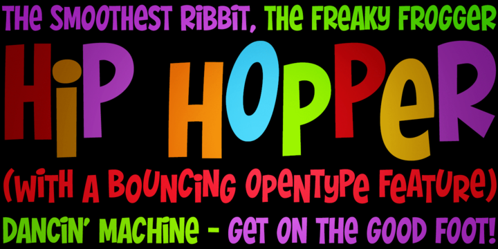 Hip Hopper Regular Font preview