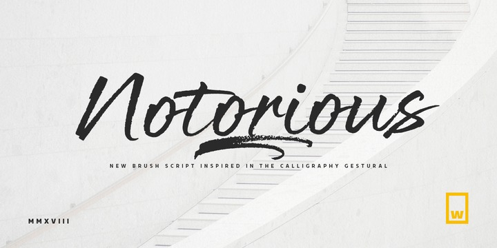Notorious Black Font preview