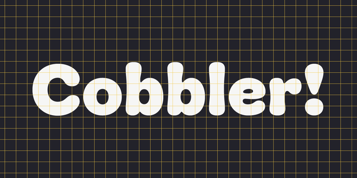 Cobbler Medium Font preview