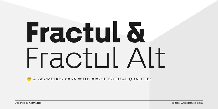 Fractul Alt Medium Font preview