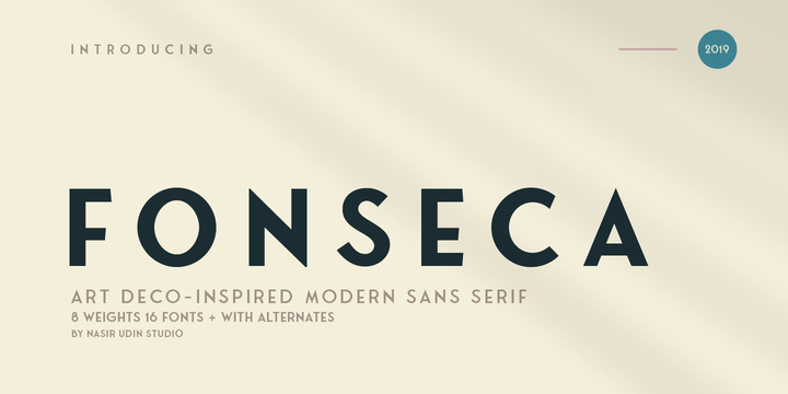 Fonseca Italic Font preview