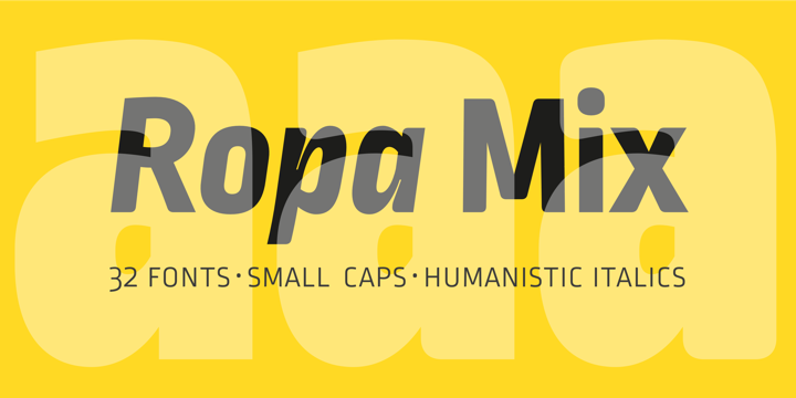 Ropa Mix Pro Medium Font preview