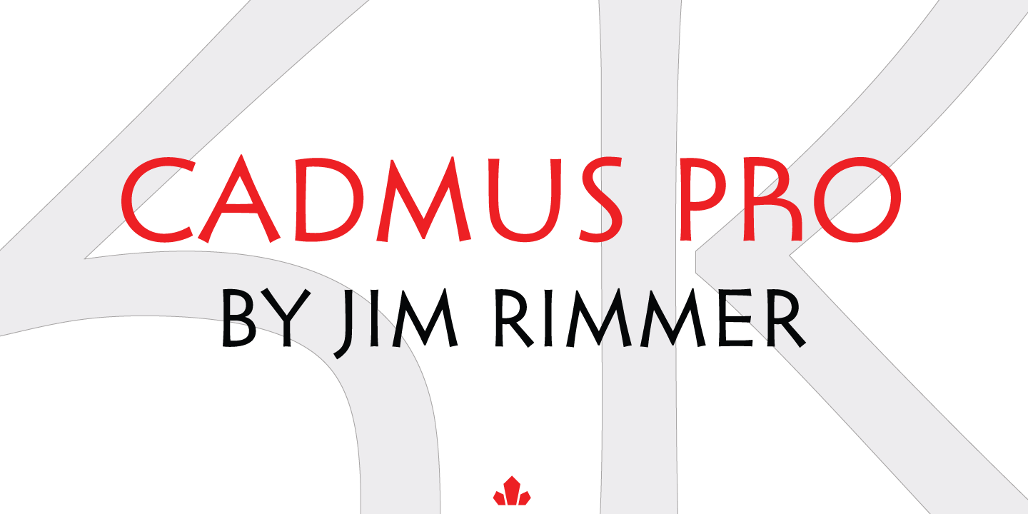 Cadmus Pro Regular Font preview