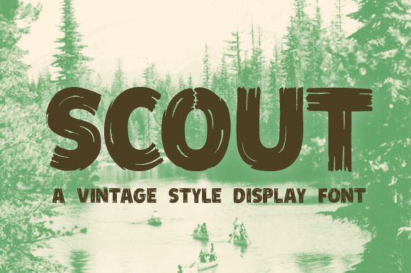 Scout Condensed Regular Font preview