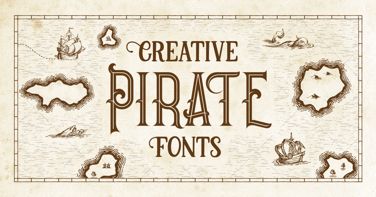 Pirate Font preview