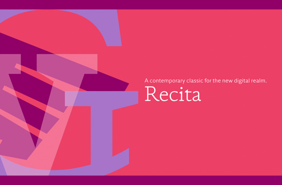 Recita Medium Font preview