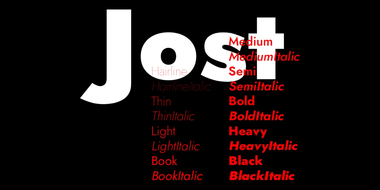 Jost Font preview