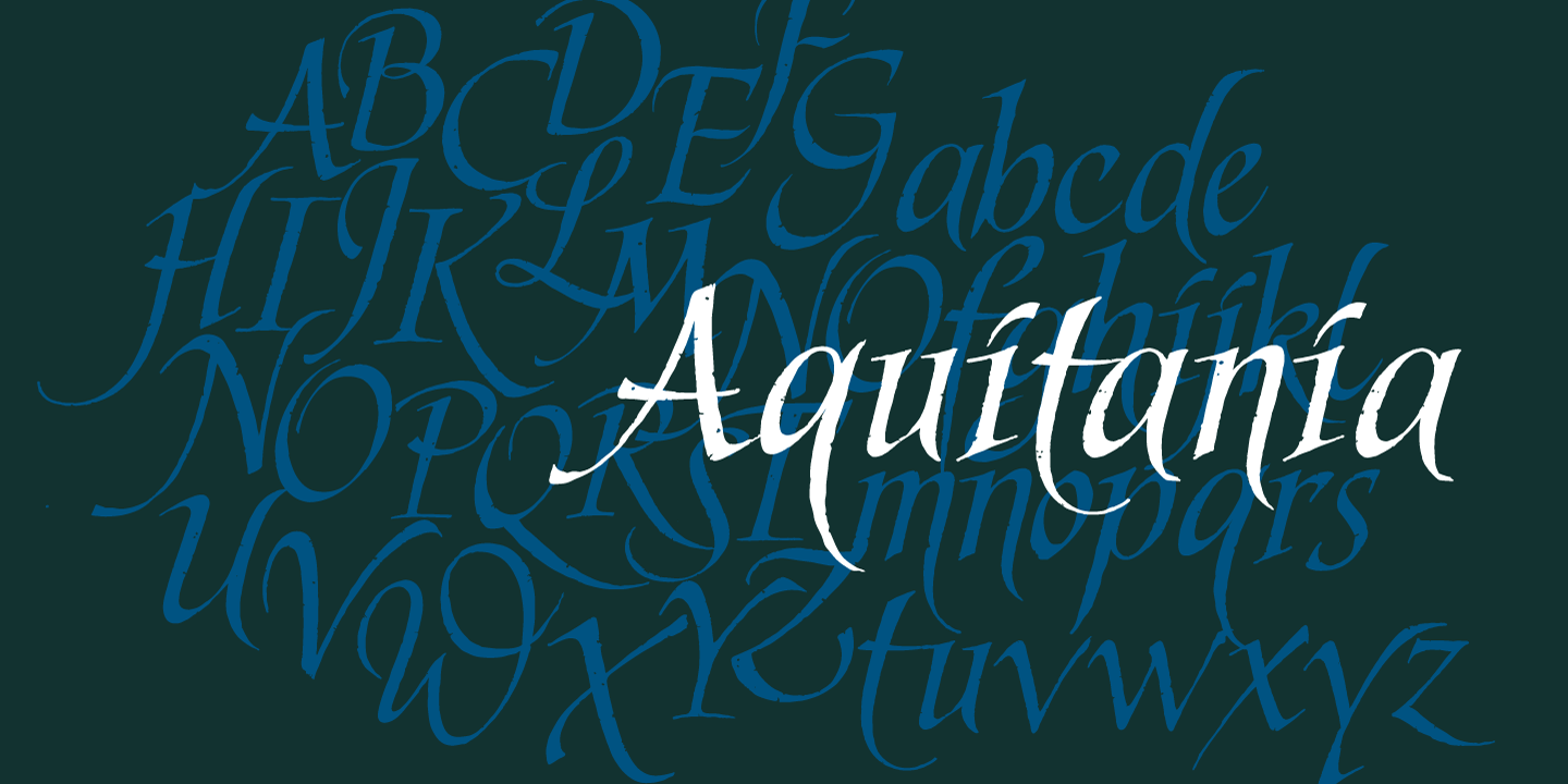Aquitania Script Font preview