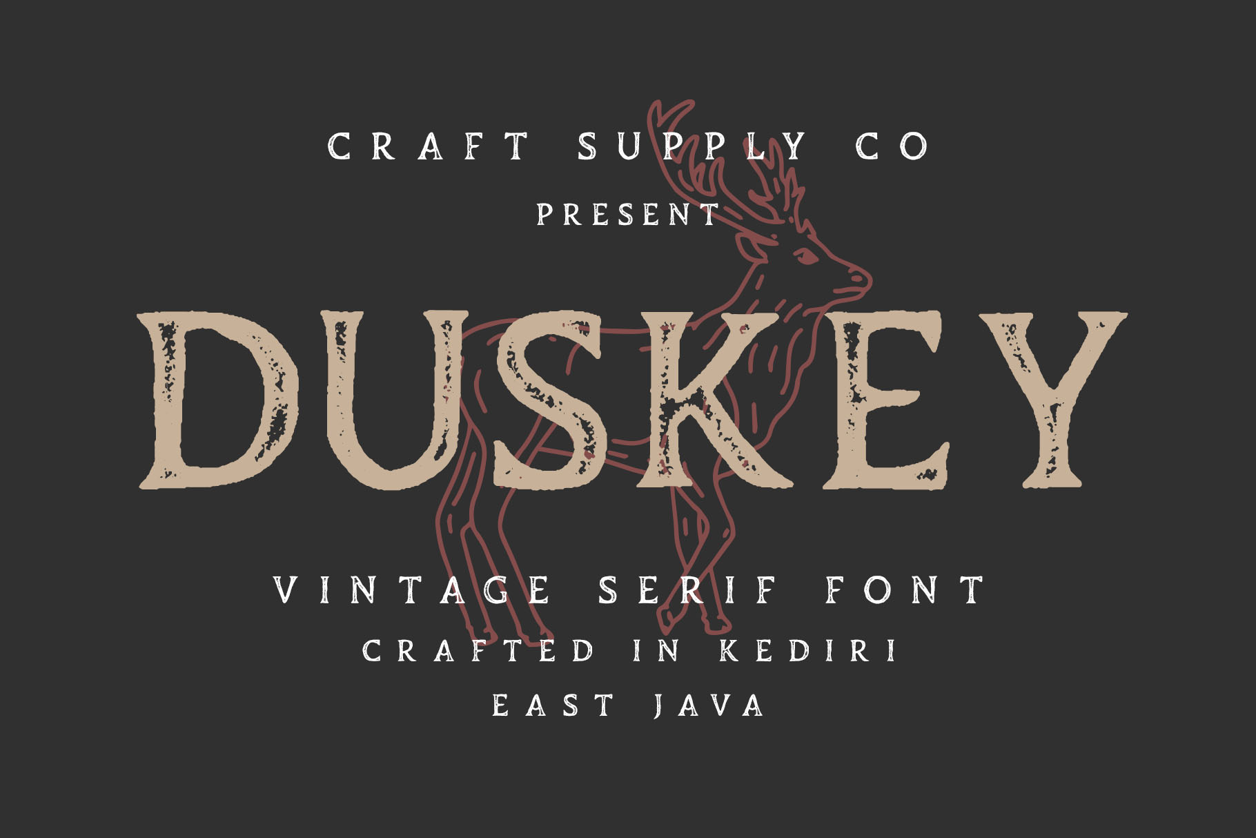 Duskey Regular Font preview