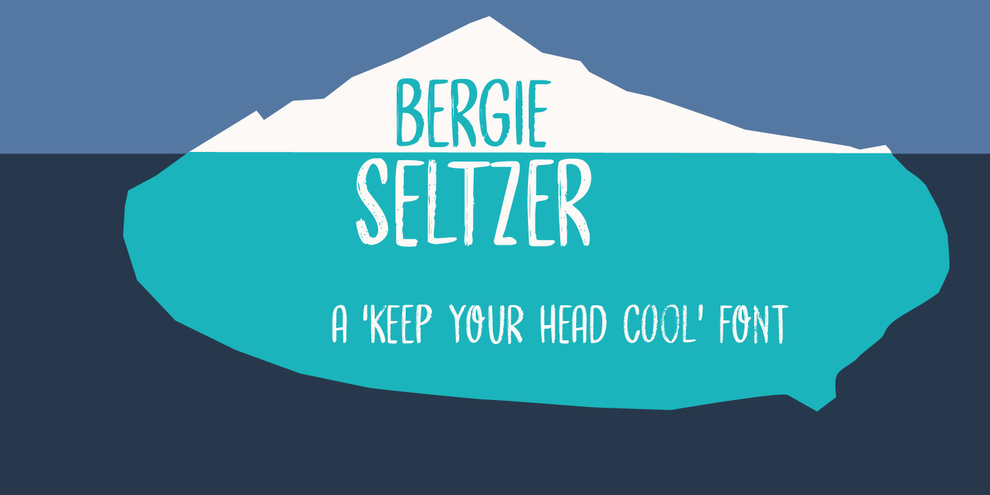 Bergie Seltzer Font preview