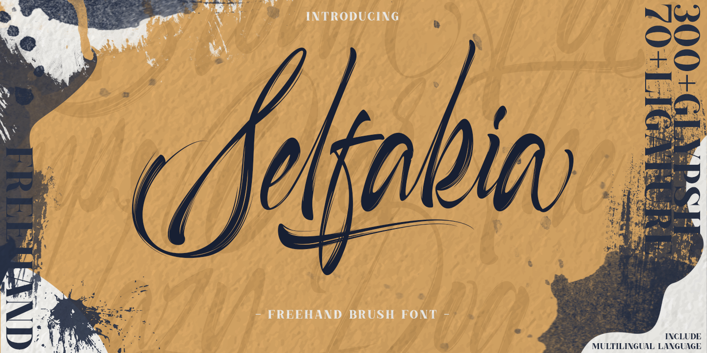 Selfakia Regular Font preview