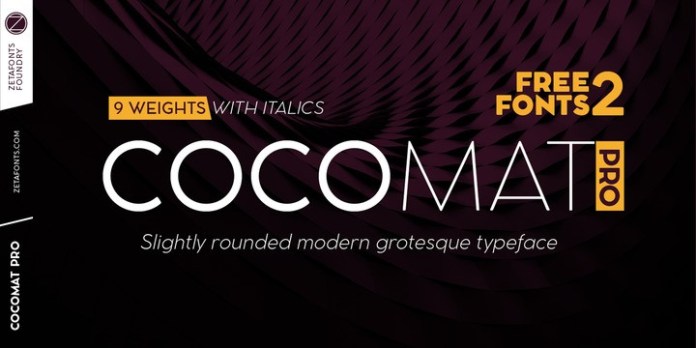 Cocomat Pro Medium Font preview