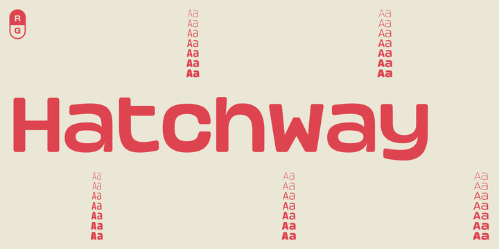 Hatchway Medium Font preview