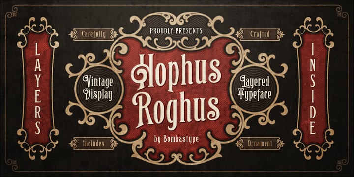 Hophus Roghus Regular Font preview