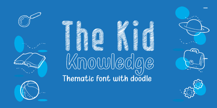 Kid Knowledge Font preview