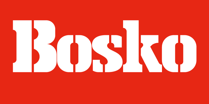 Bosko Regular Font preview