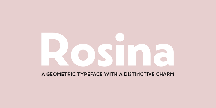 Rosina Medium Font preview