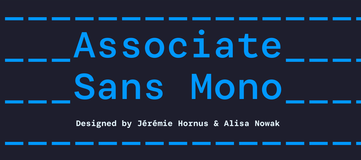Associate Mono Light Italic Font preview