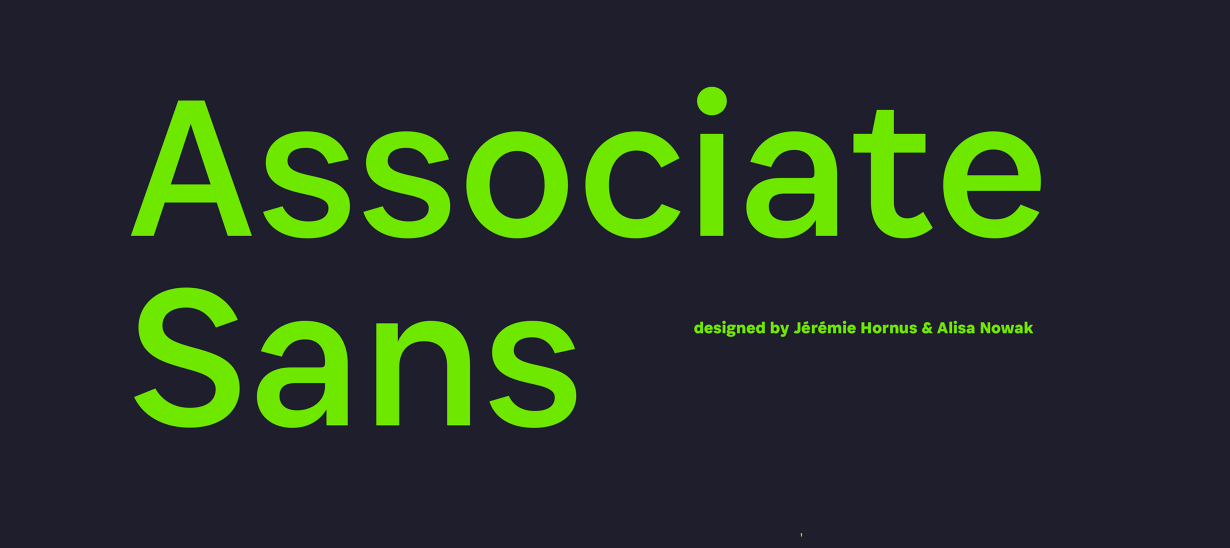 Associate Sans Font preview