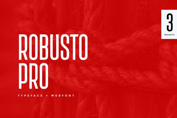Robusto Light Font preview