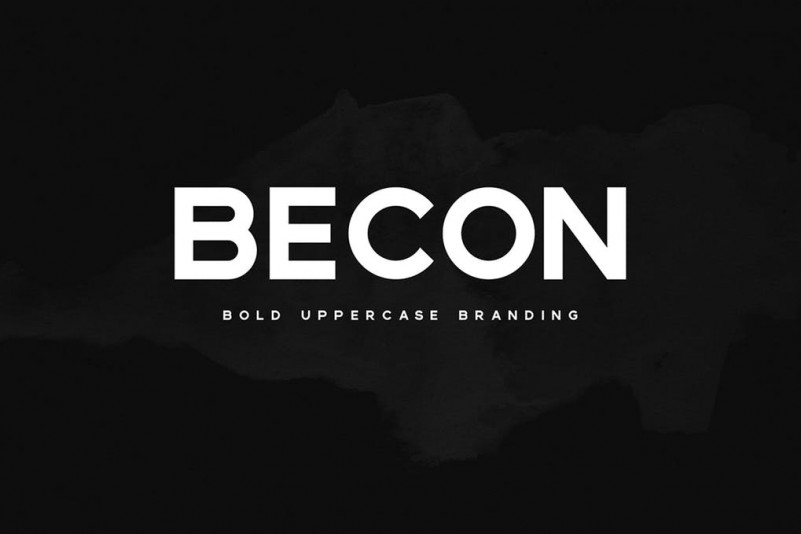 Becon Font preview