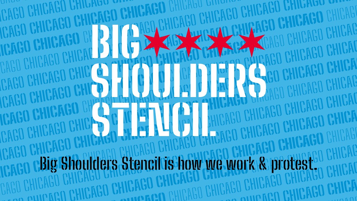 Big Shoulders Stencil Text Medium Font preview