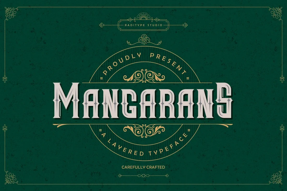 Mangarans Regular Font preview