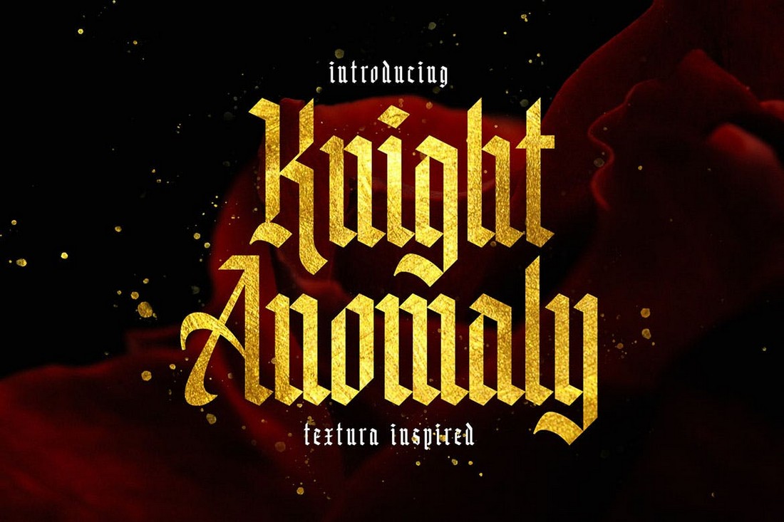 Knight Anomaly Regular Font preview