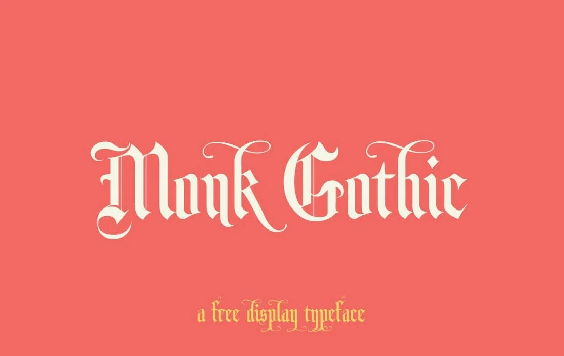 Monk Gothic Font preview