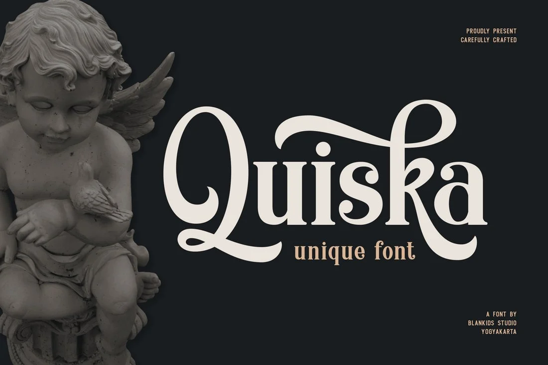 Quiska Regular Font preview