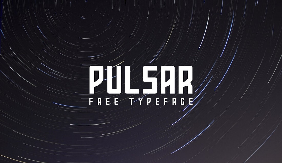 Pulsar Regular Font preview