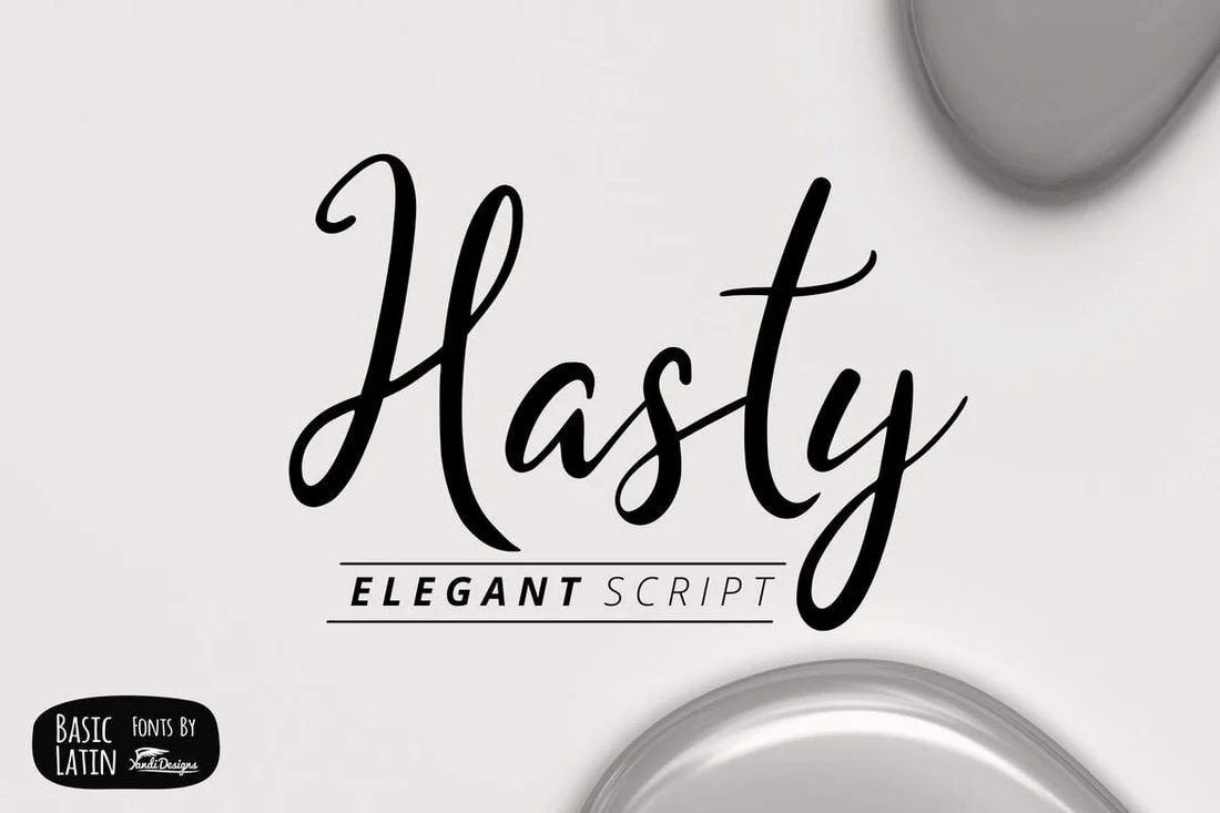 Hasty Font preview