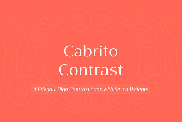 Cabrito Contrast Font preview
