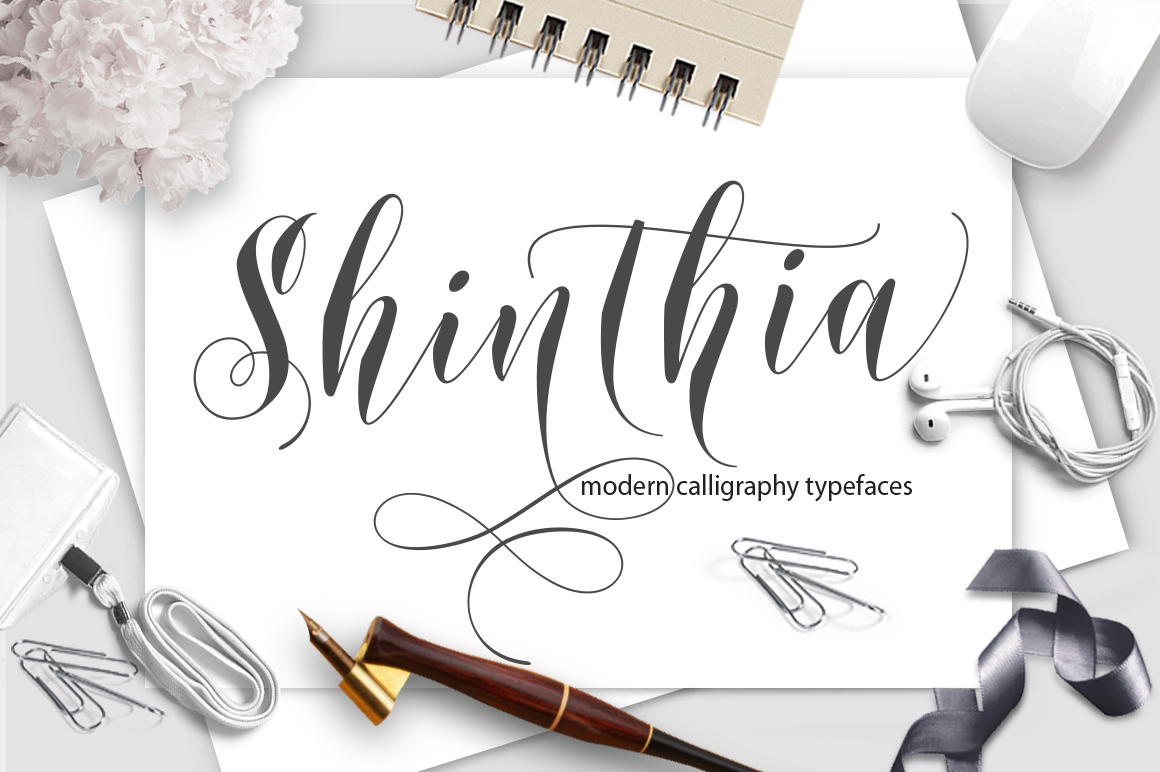 Shinthia Script Font preview