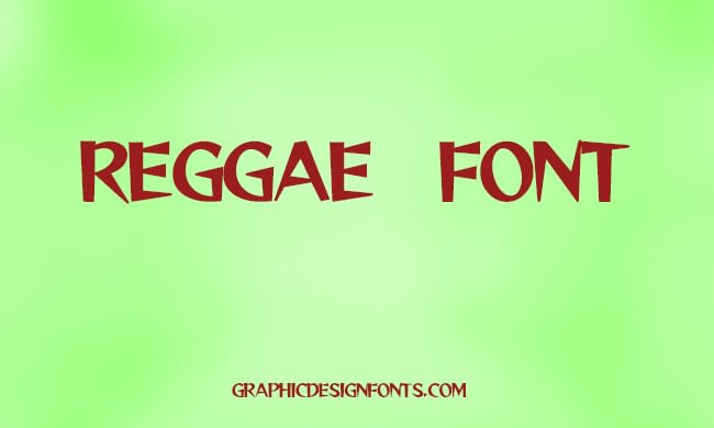 Reggae One Font preview