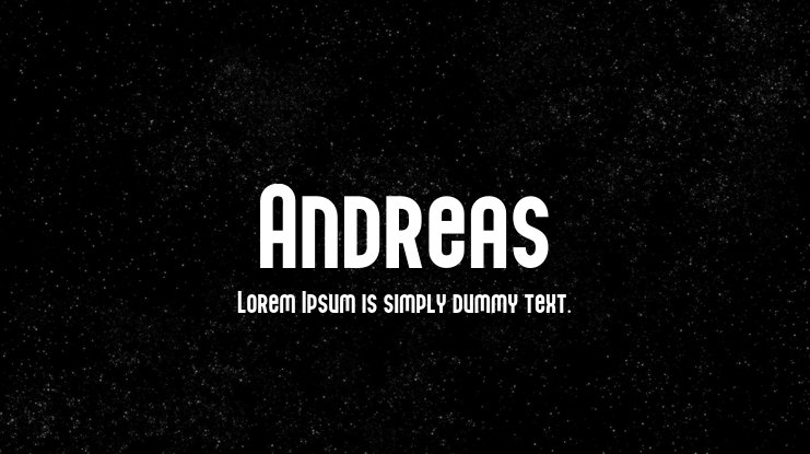 Andreas Font preview