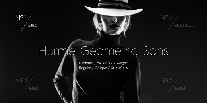 Hurme Geometric Sans No.3 Font preview