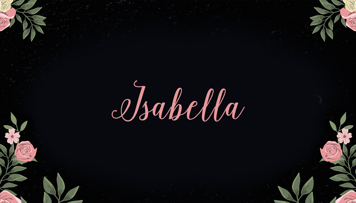 Isabella Regular Font preview