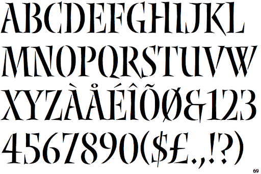 Nyx Font preview