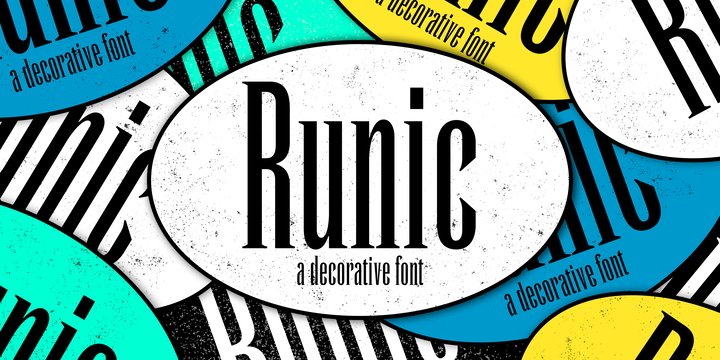 Runic Font preview
