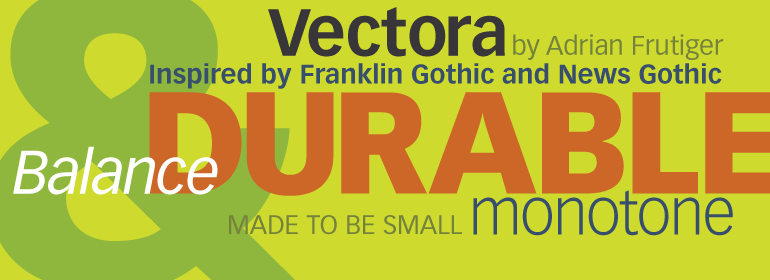 Vectora Roman Font preview
