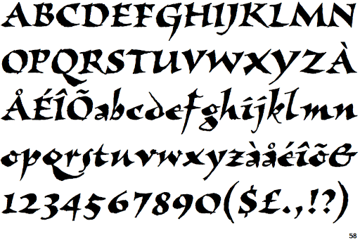Visigoth Font preview