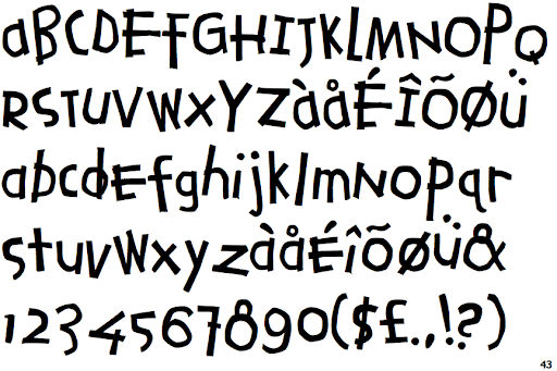 Agrafie Font preview