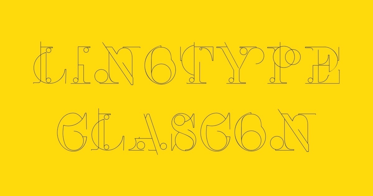 Linotype Clascon Regular Font preview