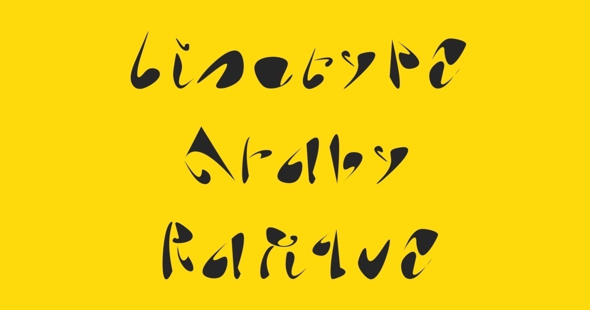 Linotype Araby Rafique Font preview