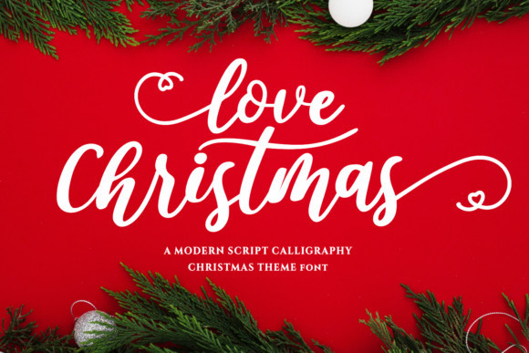 Christmas Love Italic Font preview