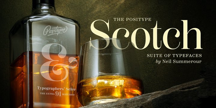 Scotch Text Compressed Font preview