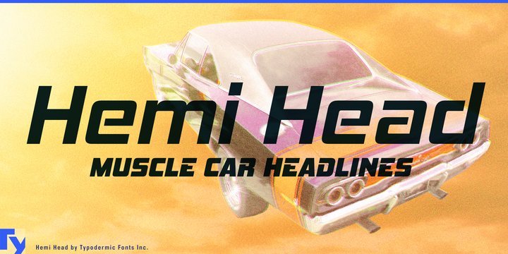 Hemi Head 426 Regular Font preview