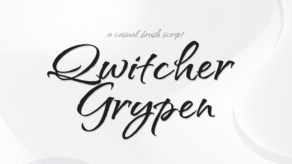 Qwitcher Grypen Regular Font preview