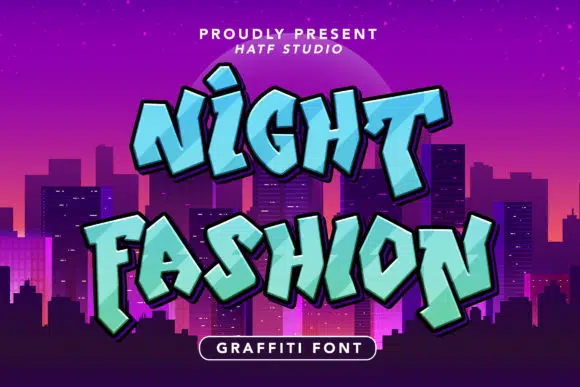 Night Fashion Font preview